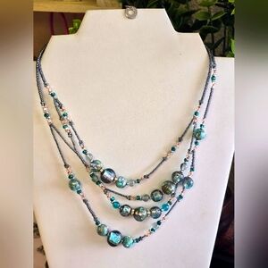 Antica MURINA Elizabeth 1 Murano Glass Necklace